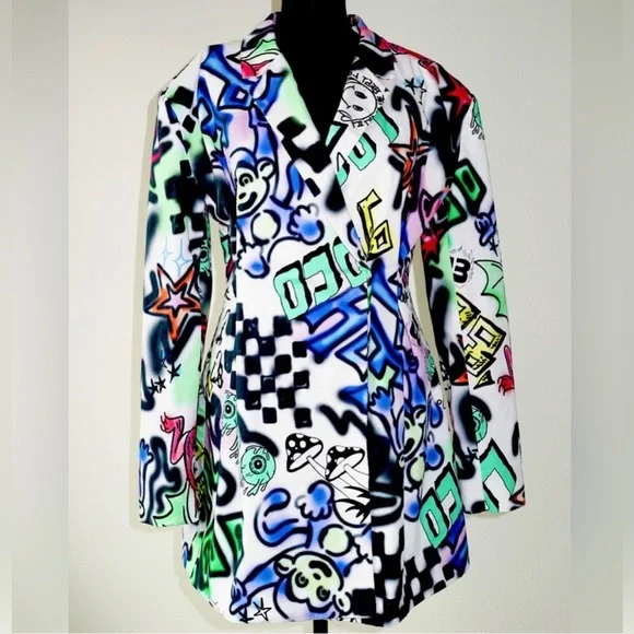 🎨ARTISTS FITTED BLAZER/DRESS🎨 - Picture 2 of 10